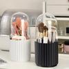 360° Rotating Makeup Brushes Holder Portable Desktop Makeup Organizer Cosmetic Storage Box Jewelry Container Make Up Tools