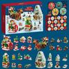 Advent Calendar  Christmas Gift For Kids Building Blocks New Year Blind Box Gift 24Days Christmas Diy Santa Claus Bricks