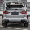 2022 BMW X3M F97 Комплект диффузора-губы заднего бампера из углеродного волокна