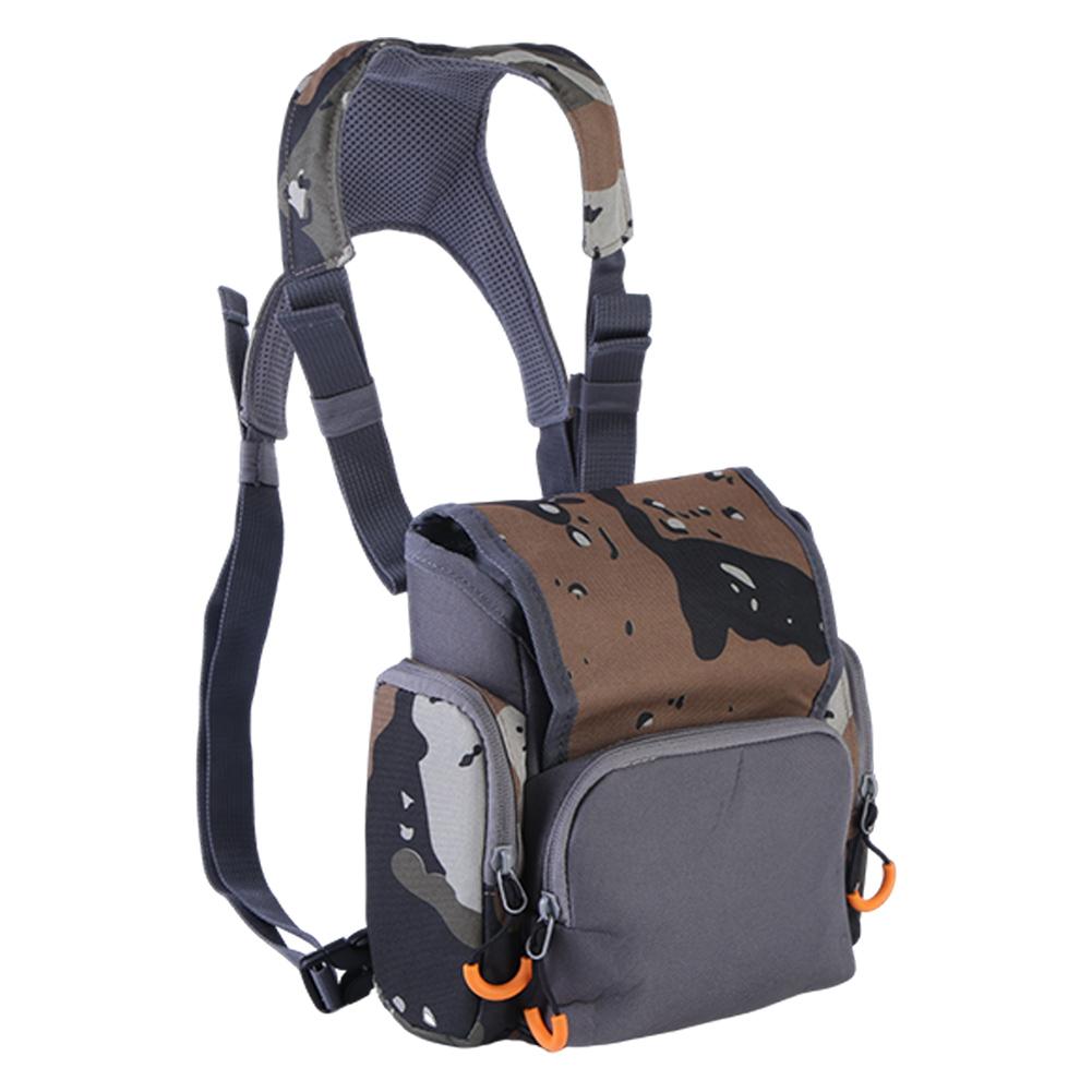 Бинокулярная разгрузка с дождевиком с водонепроницаемым подсумком для дальномера, регулируемый бинокулярный чехол большой вместимости для охоты