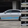 1 пара полосок с узором, наклейки на боковые стороны автомобиля, водонепроницаемые самоклеящиеся, против царапин, наклейка на автомобиль, крутой автодекор