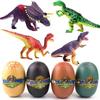 Heizi 4D Puzzle Zaurus DX Dinosaur Egg Set of 4 Jurassic Excavation Egg 3D Puzzle Assembly Figure Toy Total 24 Types (Type F)