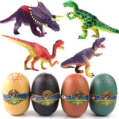 Heizi 4D Puzzle Zaurus DX Dinosaur Egg Set of 4 Jurassic Excavation Egg 3D Puzzle Сборка Фигурки Игрушка Всего 24 Типа (Тип F)