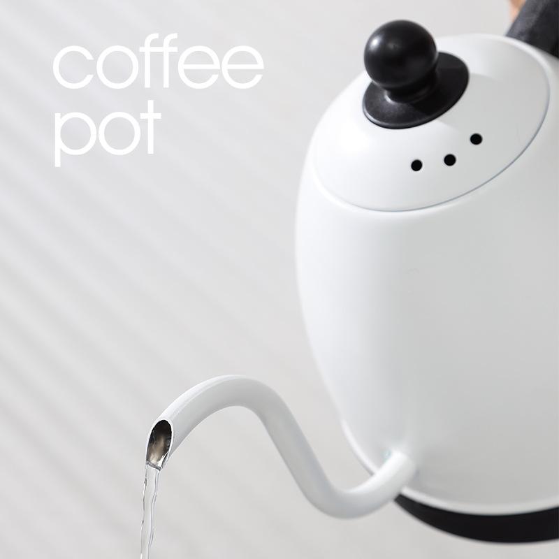Stainlesss Steel Electric Kettle Hand Drip Coffee Thin 800ml Long Mouth Gooseneck Water Cooker Boiler Boiling Tea Pot Heater
