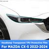 Для MAZDA CX-5 CX5 2024 Автомобильный Внешний Вид Фары Защита от Царапин Передняя Фара Прозрачная TPU Защитная Пленка Наклейка