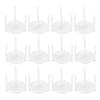 100pcs Pizza Saver Stand Pizza Packing Box Support Shelf Stackable Plastic Support Tripod For Cheese Pizza Pies Box Topping 1