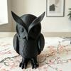 Фигурка совы 3D-печать Маленькая статуэтка совы Коллекционная лесная животная Настольные украшения для дома Офиса Полки Декор