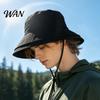 Wide Brim Bucket Hat Waterproof Rain with Chin Strap, Quick Drying Sun Packable Beach Hat, Breathable Mesh Ventilation Summer Headwear