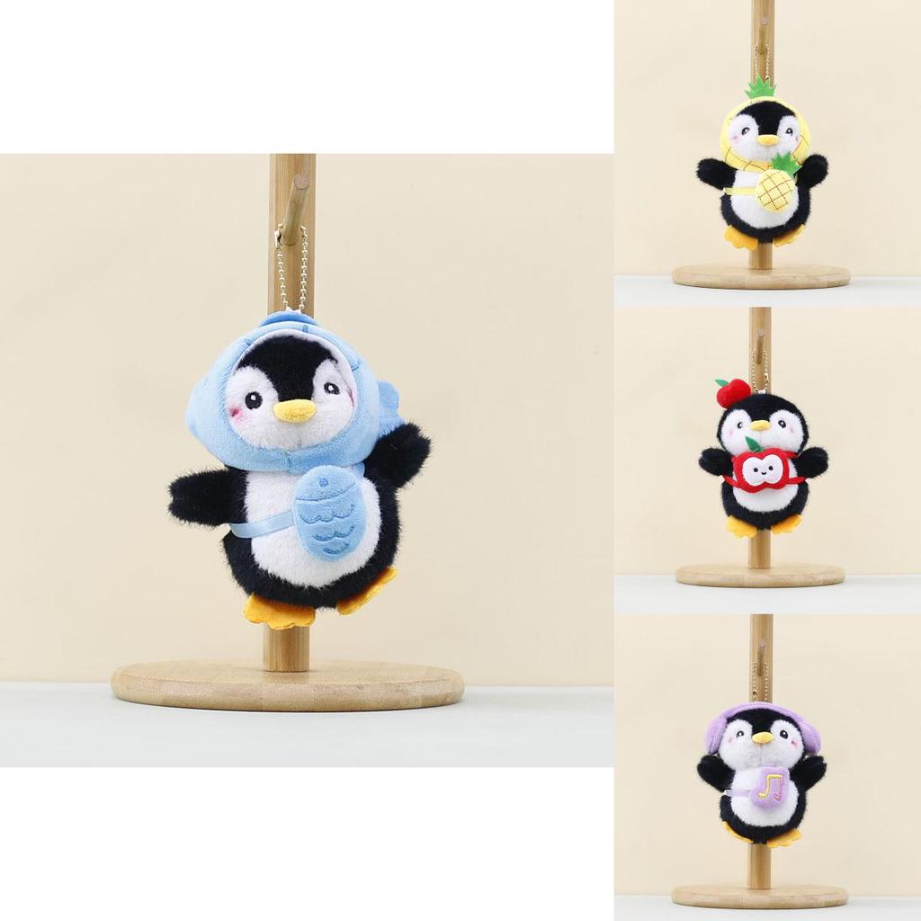 Penguin Stuffed Toy Soft Plush Keychain For Kids Animal Doll Gift Idea