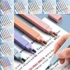 6Pcs/Set Soft Tip Pastel Highlighters Colorful Hand Account Pens Marker Pens School Office Supplies