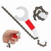 20cm Length Freewheel Wrench Stainless Steel Sprocket Remover Wrench Bike Chain Whip  Bike Repair