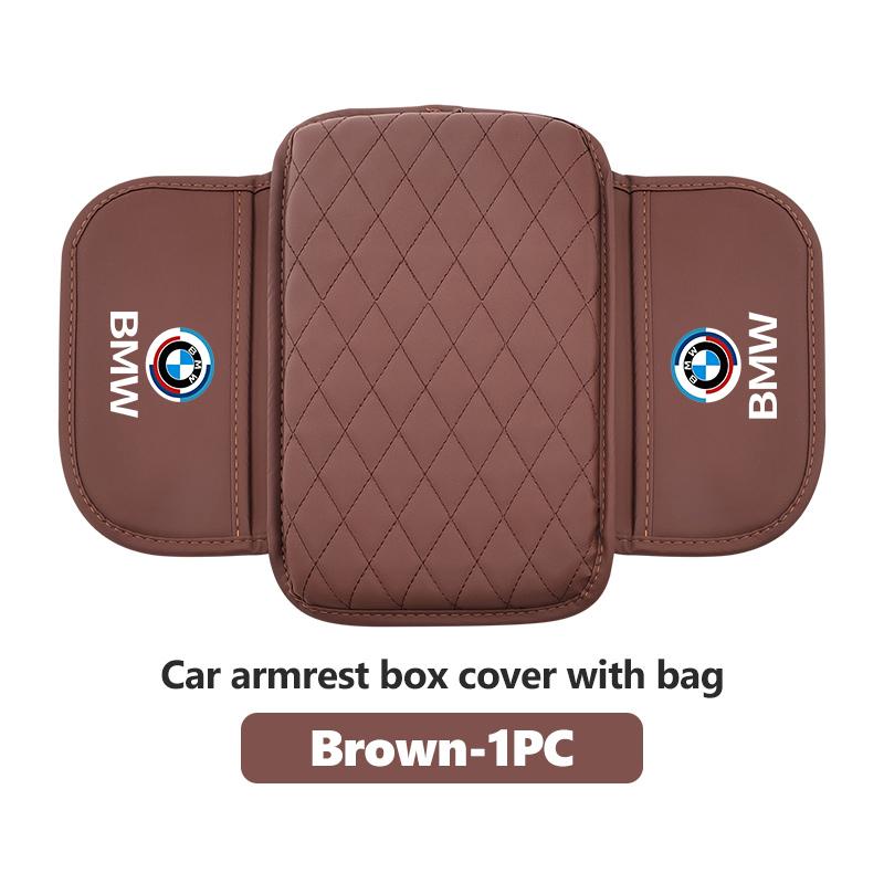 BBKK9 Car Central Armrest Box Protective Cover Height Increasing Pad For BMW Performance E91 X5 E70 F11 E30 F31 X3 F25 F32 x7