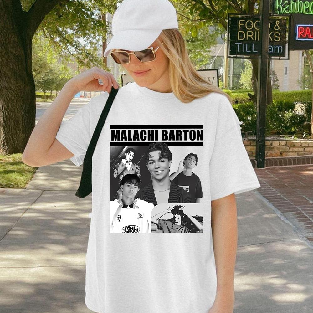 Malachi Barton Graphic Tshirts Zzombies Worlds Collide Tour 2026 Tshirt Short Sleeve Cotton FeUnisex T Shirt Streetwear Women Tee