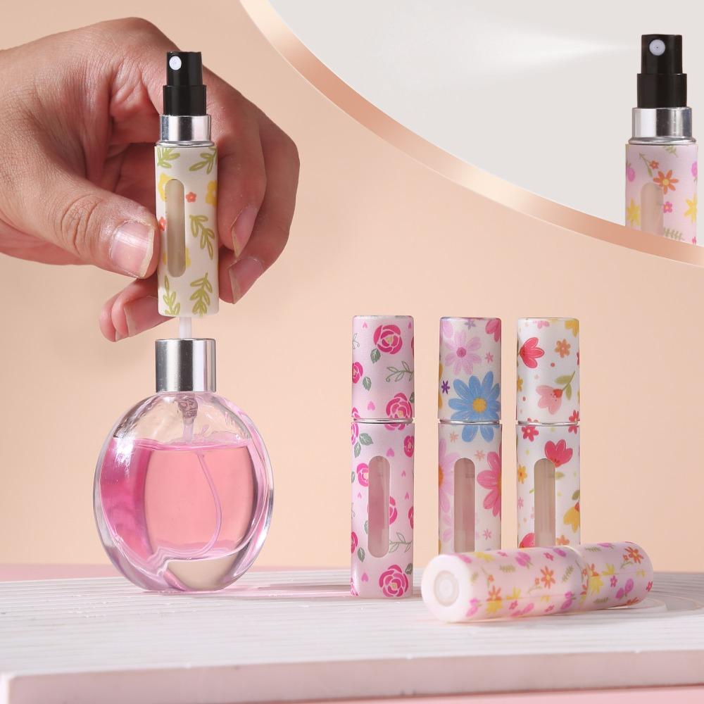 Empty Mini Perfume Bottle 5ML Perfume Atomizer Bottle Portable Spray Rotating Bottle for Women