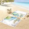 Custom Name,Peter Rabbit Print Beach Towel, Large Soft Quick Dry Towel for Beach Camping Swimming