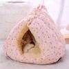 Товары для животных на зиму Кровать Кошки Мультяшный котенок Теплые аксессуары Пушистые плюшевые кровати Товары для дома Аксессуары Корзина Собака Щенок Все