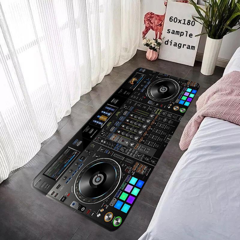 Interior Floor Mat Vintage Cassette Music Tape DJ Doormat Non-slip Foot Rug for Entryway Kitchen Carpet Bedside Mats Home Decor