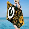 Green Bay Packers Pride Microfiber Beach Towel, Lightweight And Quick-Dry, for Summer Travel, Beach Essential, Swimming Pool