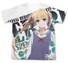 How To Raise a Boring Girlfriend Eriri Sawamura Spencer Full Graphic White M Saekano T-shirt Size