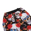 Halloween Skull Rose Pet Vest With Lace Bow Tie Small Medium Dogs Teddy Bichon Party Outfit