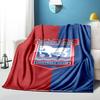 Town Football Club Crest Printed Throws Blanket Soft Flannel Blankets for Couch Bed Gifts for Men Women Picnic blanket Christmas gifts