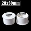5Pcs/Lot I.D 20/25/32/40/50/63mm PVC Bushing Reducer Connector White PVC Pipe Joints Garden Water Supply Tube Reducing Union