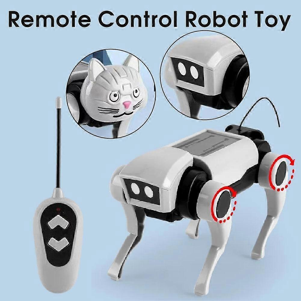 Robot Dog Toy Intelligence Remote Control Toy Robotical Dog Puzzle Model DIY
