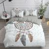 Dream Catcher Bedding Set Elegant Bohemian Duvet Cover Queen 240X220 Ethnic Quilt Cover Single Double King Comforter Bed Cover