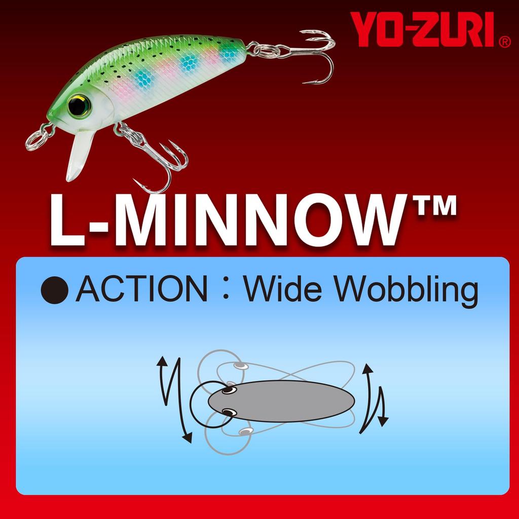 YO-ZURI Minnow L Минноу 3.5г 33мм Желтый окунь YP