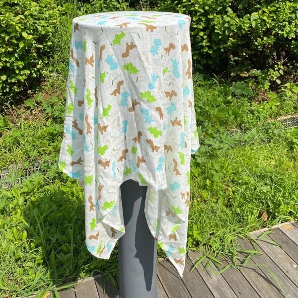 Little Dollfie Newborn Baby Infant Bamboo Cotton Muslin Cotton Inner Swaddle Double Gauze Blanket Bath Towel and Blanket, Korean Baby Products