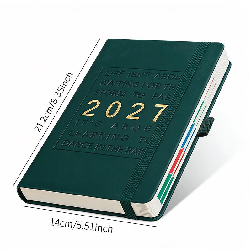 2026 Англо-испанский трансграничный ежедневник и тетрадь для самодисциплины