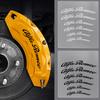 6pcs Car Brake Caliper Sticker Heat Resistant Decals Auto Accessories for Alfa Romeo Giulietta GT 159 147 156 Mito Brera Giulia