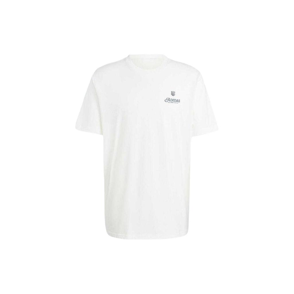 adidas Футболка с коротким рукавом Originals Pattern Print Fitted, мужские топы Off-White IS2937