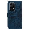 HT04 Чехол для Honor 200 Lite из ПУ кожи с ремешком для руки с принтом подсолнуха