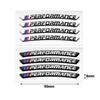 4Pcs Aluminum Car Wheel Rims Stickers Badge Auto Decoration For Bmw Performance E46 E90 E60 F10 F30 E39 E36 F20 E87 G30 E92 E91