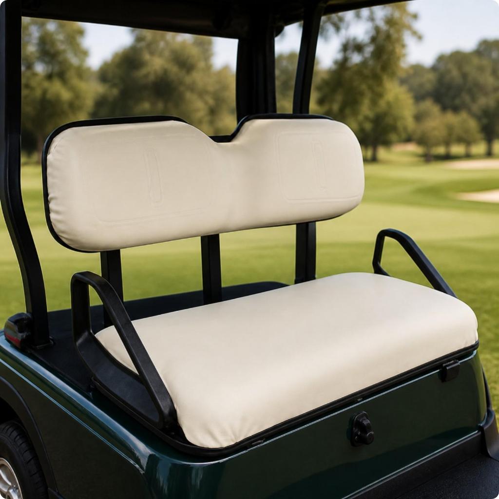 Front Backrest Cover Padded Seat Sun-Resistant for Golf Cart Owners