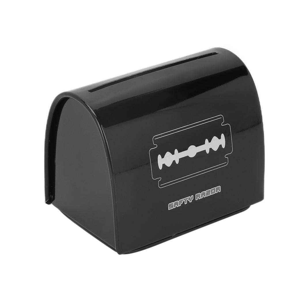 Контейнер для утилизации лезвий Герметичная конструкция Контейнер для утилизации бритв Большая вместимость Безопасное хранение Банка для использованных лезвий