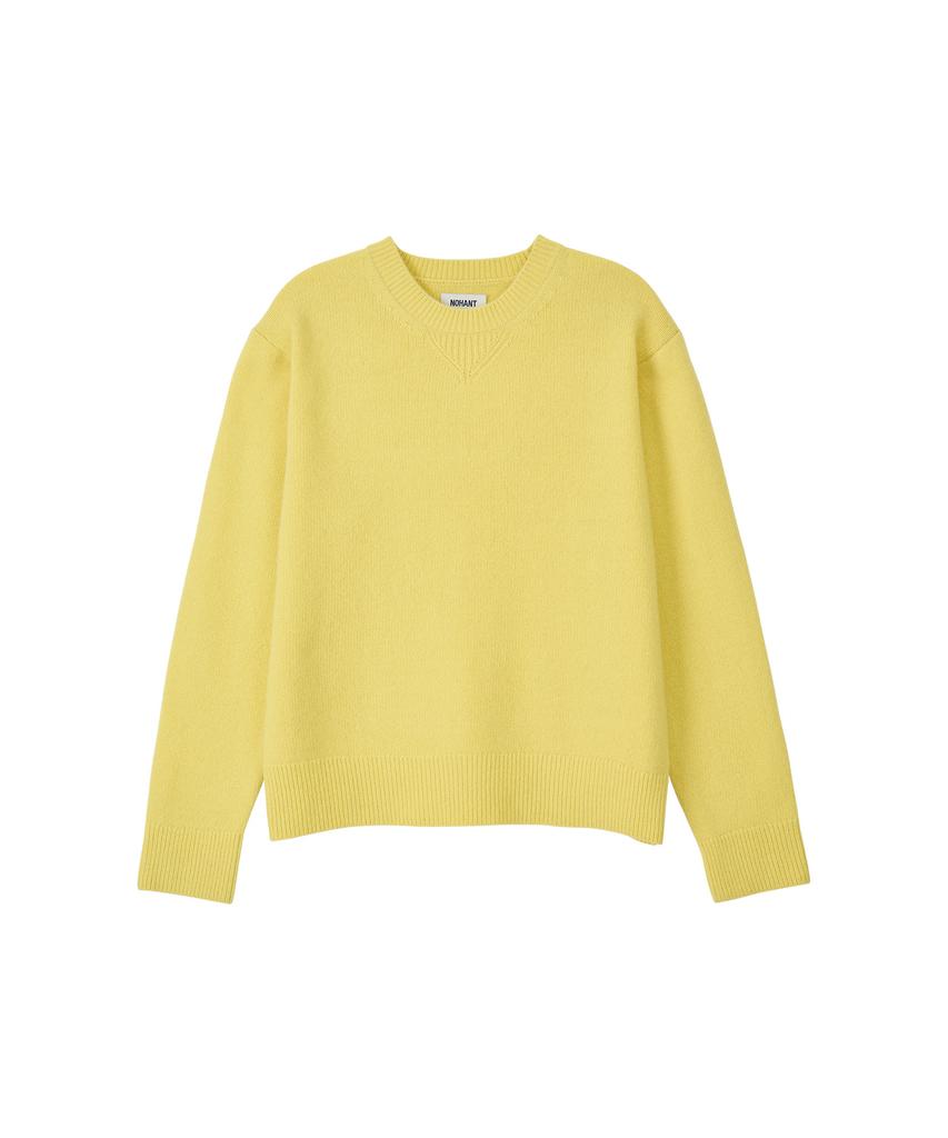 NOHANT Essential Cashmere Knit Sweater Lime