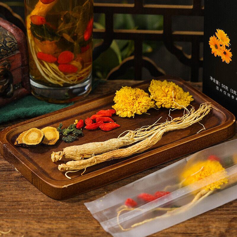 One Ginseng Chrysanthemum Wolfberry Tea One Whole Ginseng Tea для мужчин 50 г