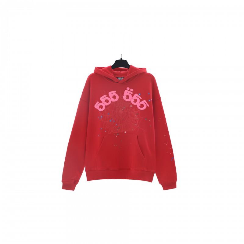 Young Thug 555 Same Style Foam Print Hoodie Couple Loose Fit Sweatshirt Men