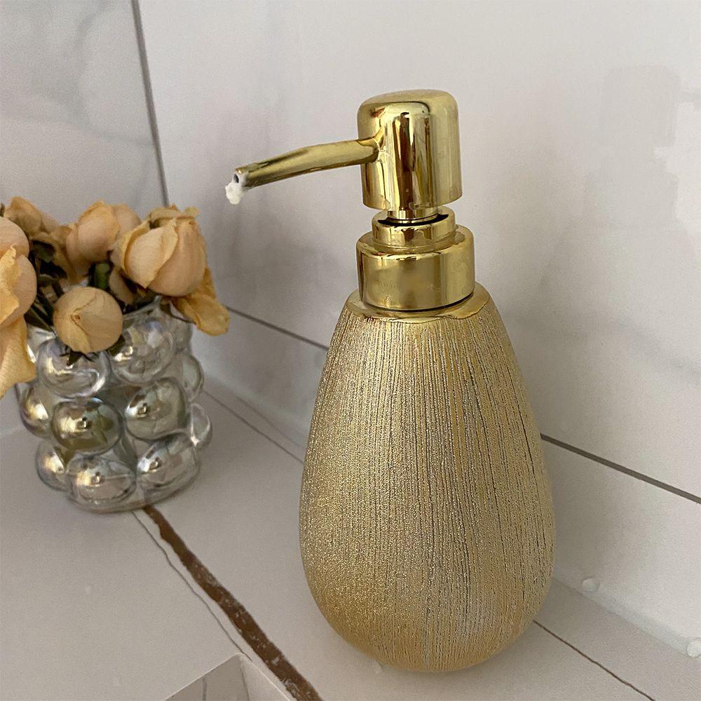Gold Hand Sanitizer Bottle Luxury Lotion Bottle Portable Liquid Dispenser Cosmetic