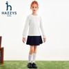 HAZZYS Детская вязаная рубашка с воротником-куклой с длинным рукавом