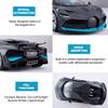 RASTAR Модель Bugatti Divo на радиоуправлении с LED, двери открываются и закрываются, серый, 1/14, машина, автомобиль, лампа, вручную, 3315.78.8см,