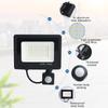LED Flood Light PIR Motion Sensor IP66 Waterproof Spotlight Wall Lamp 20W 30W 50W 100W AC220V Street Outdoor Floodlight