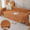 Modern Simple Chenille Herringbones Sofa Cover Cloth Four Seasons Universal Towel Solid Color Full Wrap Cover Cloth Sofa Blanket