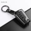 Для Toyota Camry Rav4 Forturner Hilux Auris Corolla Avensis Verso Yaris Aygo Scion Tc ABS Чехол-футляр для автомобильного ключа в стиле карбона