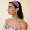 Floral Elastic Hair Band Adjustable Sport Headscarf Hair Hoop Wide Headband  Party