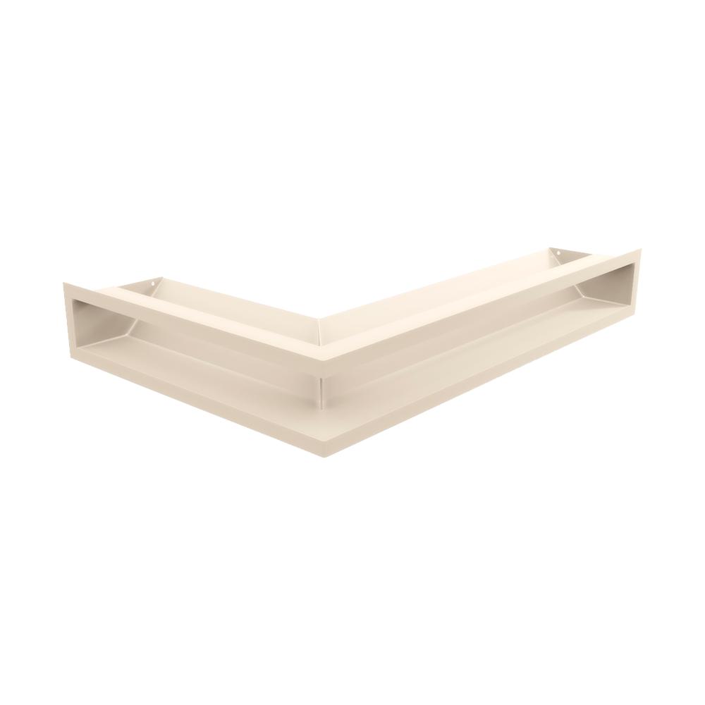 Fireplace grille KRATKI LUFT Cream 9x60x40 Right Ventilation Set of 2 pcs
