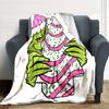 Christmas Grinch Presents Blanket Soft Throw Blanket For Home Bedroom Bed Sofa Travel Office Solid Christmas Blanket