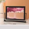 Creative Moving Sand Art Painting Square Glass 3D Deep Sea Sandscape Quicksand Hourglass Rotatable Flowing Sand Home Decor Gifts
